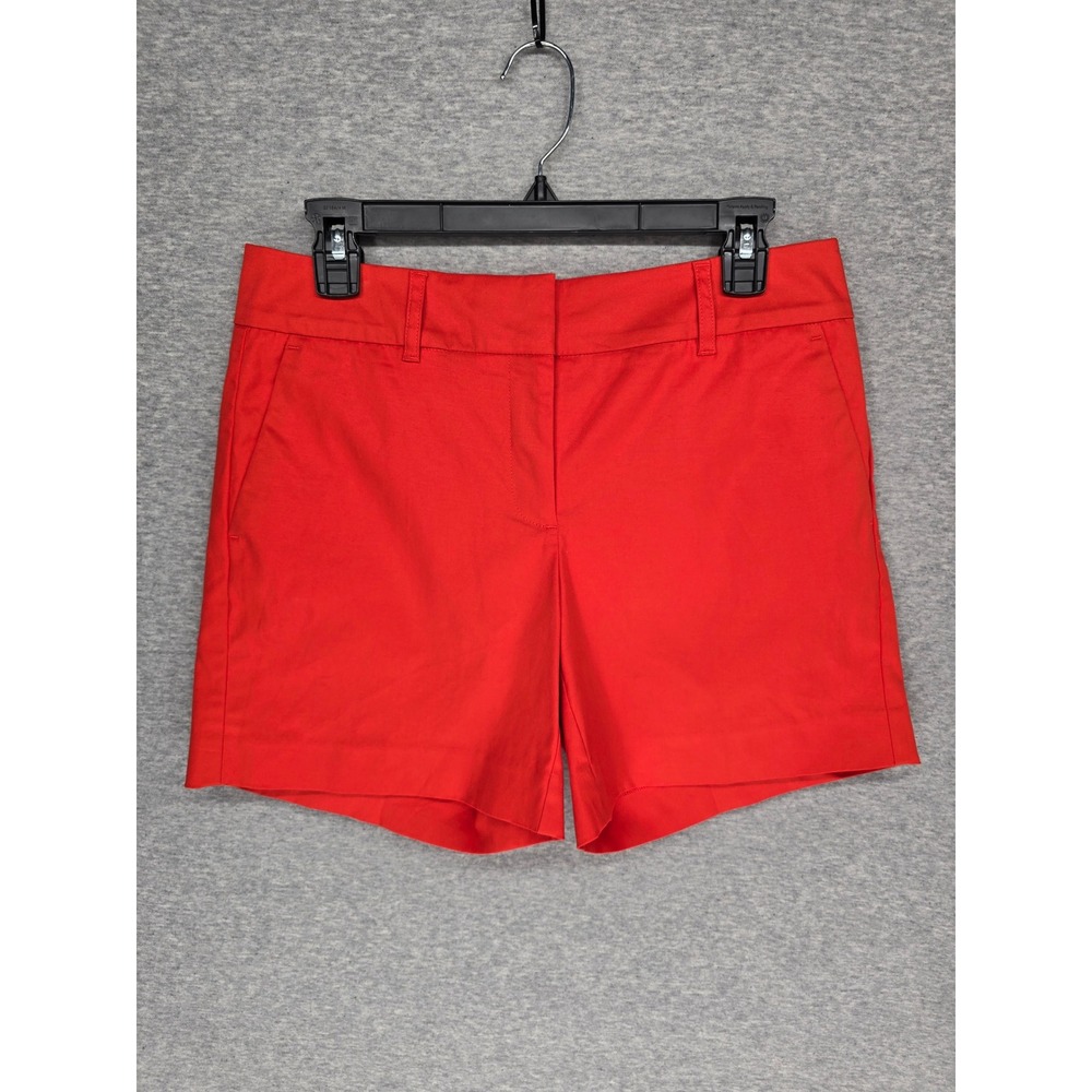 Ann Taylor Factory Orange Mid Rise The 6 Inch Short Womens Size 2 NWT
